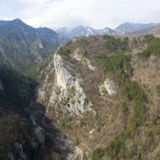 The Pozar gorge on the eastern slopes of mount Kaimaktsalan.