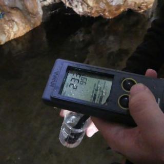 Measuring water temperature and conductivity 